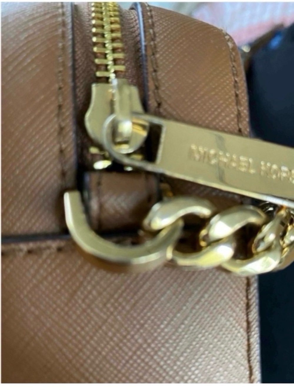 MICHAEL KORS Brown MK Logo Crossbody Bag - Picture 9 of 10